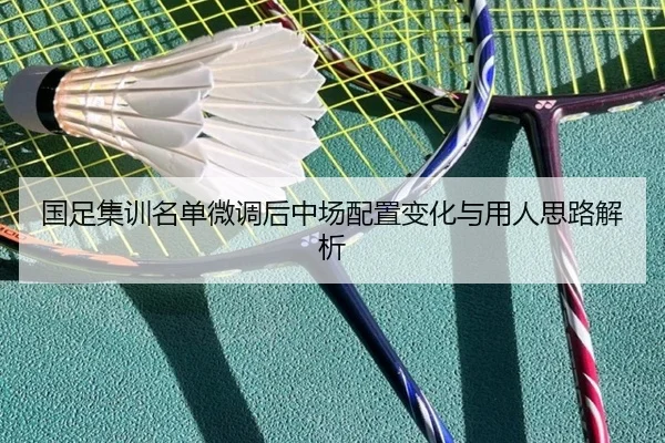 国足集训名单微调后中场配置变化与用人思路解析